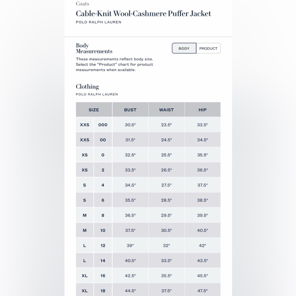 Polo Ralph Lauren Cable Knit Navy Puffer Jacket - Picture 8 of 8